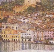 Gustav Klimt Malcesine on Lake Garda (mk20) Sweden oil painting artist